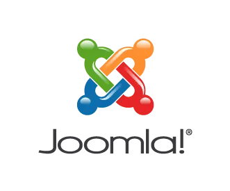 Joomla 3D Vertical logo light ba